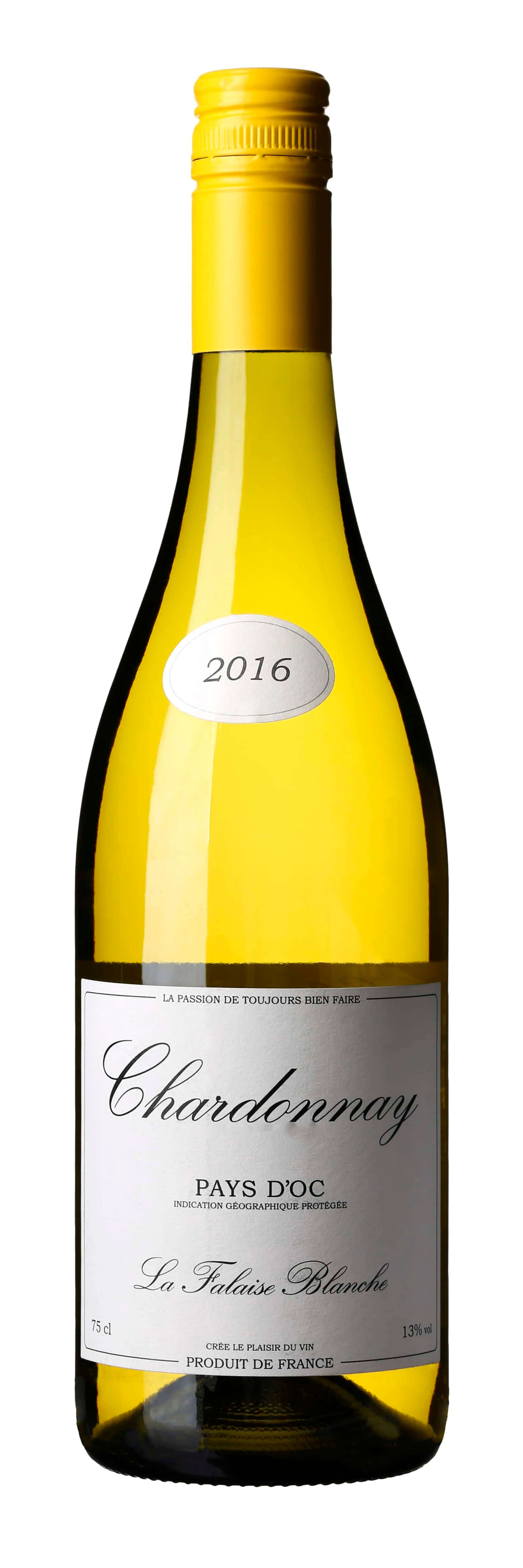 La Falaise Blanche Chardonnay 2019 Languedoc, Frankrike